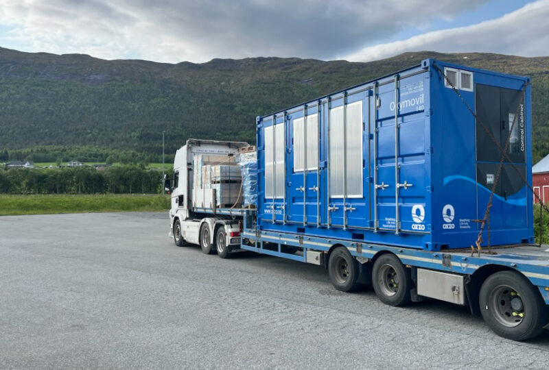 Første OXYMOVIL oksygengenerator er i drift! Første OXYMOVIL oksygengenerator er i drift!